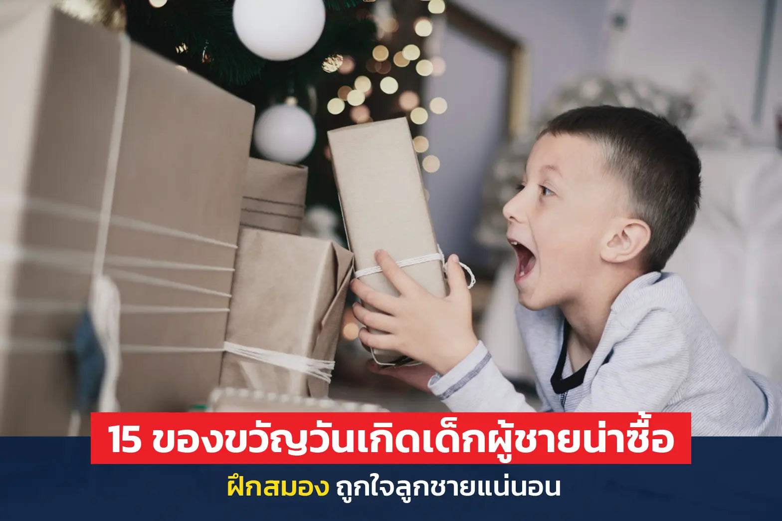 15 ของขวัญวันเกิดเด็กผู้ชายน่าซื้อ ฝึกสมอง ถูกใจลูกชายแน่นอน