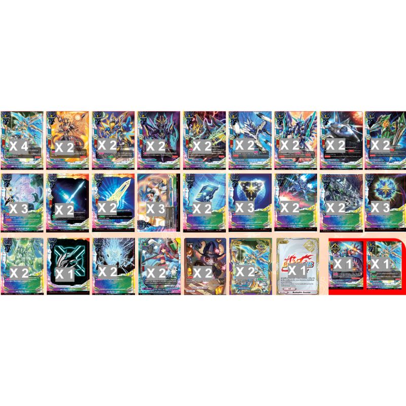 การ์ดบัดดี้ไฟท์ นิวไดร์ฟ BFN-TD06 / BuddyFight New Drive Card Game