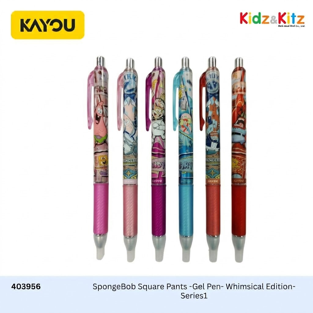 SpongeBob Square Pants -Gel Pen- Whimsical Edition-Series1 Kayou - ปากกาเจล สปองจ์บ็อบ