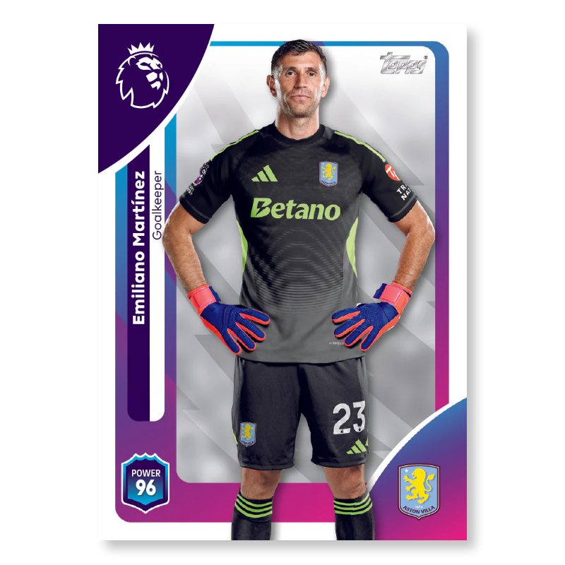 การ์ดฟุตบอล Topps Premier League 2026 - Starter Pack แฟ้มการ์ดสำหรับเริ่มสะสม