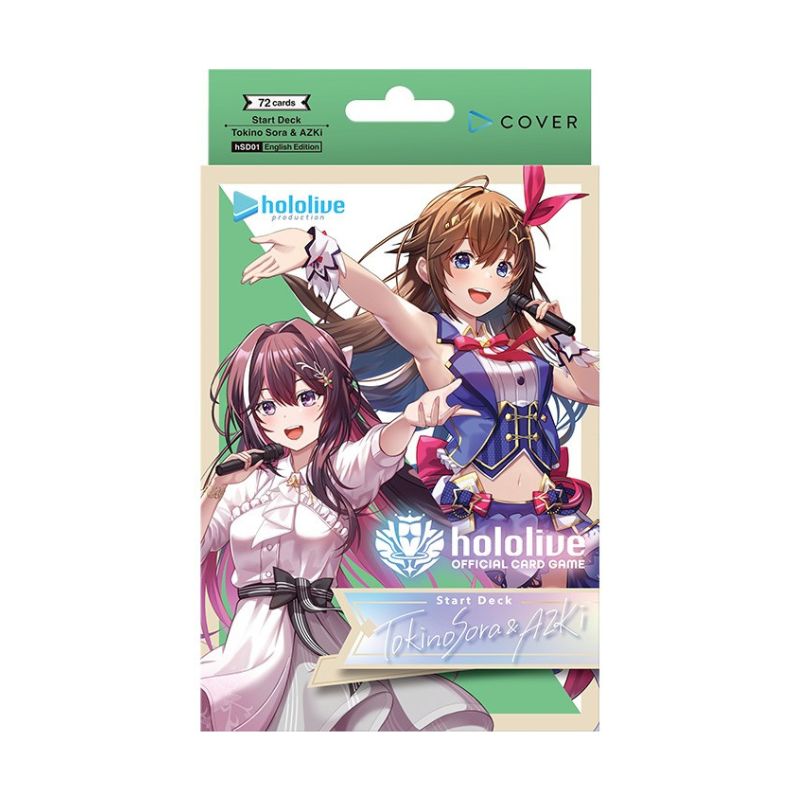 hololive OFFICIAL CARD GAME Start Deck [hOCG-hSD01e] Tokino Sora & AZKi  / โฮโลไลฟ์ การ์ดเกม ชุดพร้อมเล่น สตาร์ทเตอร์เด็ค
