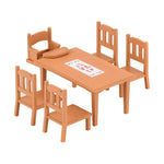 Sylvanian Families Family Table & Chairs / ซิลวาเนียน แฟมิลี่ ชุดโต๊ะทานอาหาร