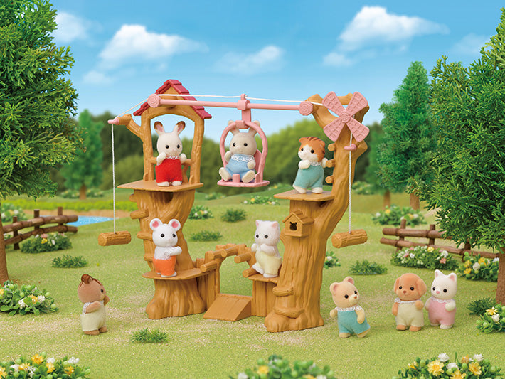 Sylvanian Families Sylvanian: Baby Ropeway Park / ซิลวาเนียน แฟมิลี่ กระเช้าต้นไม้สำหรับเบบี้