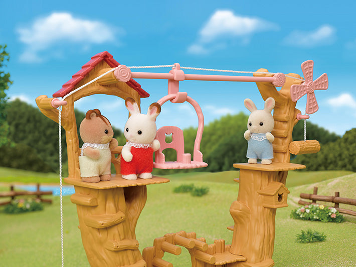 Sylvanian Families Sylvanian: Baby Ropeway Park / ซิลวาเนียน แฟมิลี่ กระเช้าต้นไม้สำหรับเบบี้