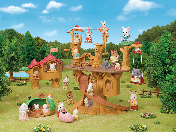 Sylvanian Families Sylvanian: Baby Ropeway Park / ซิลวาเนียน แฟมิลี่ กระเช้าต้นไม้สำหรับเบบี้