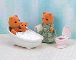 Sylvanian Families Bath&Toilet Set / ซิลวาเนียน แฟมิลี่ ชุดอ่างน้ำและสุขภัณฑ์