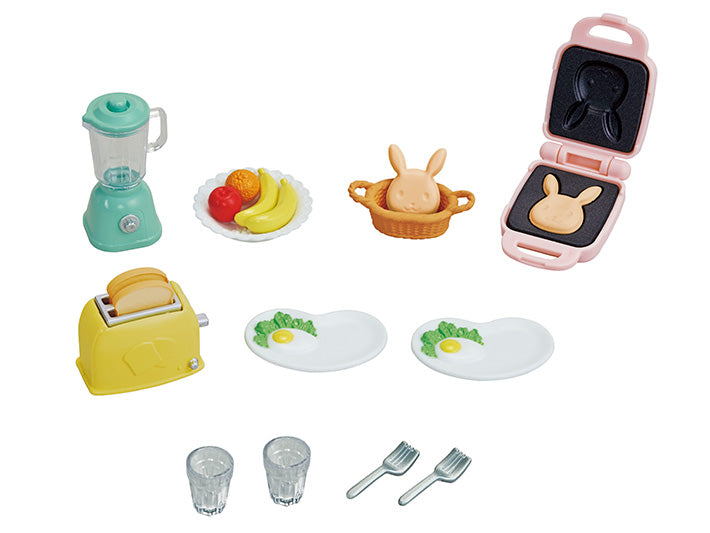 Sylvanian Families  Breakfast Playset / ซิลวาเนียน แฟมิลี่ ชุดอาหารเช้าแสนอร่อย
