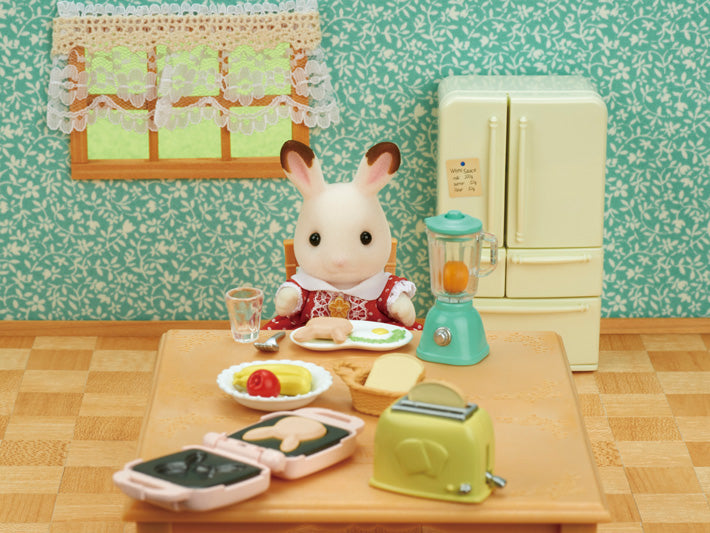 Sylvanian Families  Breakfast Playset / ซิลวาเนียน แฟมิลี่ ชุดอาหารเช้าแสนอร่อย