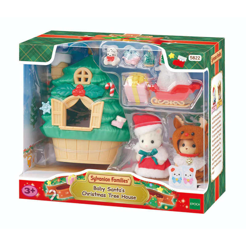 Sylvanian Families Baby Santa's Christmas Tree House / ซิลวาเนียน บ้านต้นคริสต์มาส ของเบบี้ซานต้า