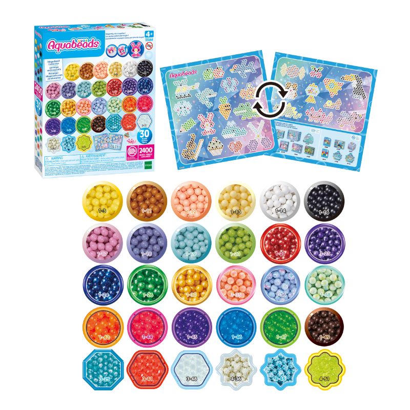 Aquabeads Mega Bead Collection (Refill) / ลูกปัดสเปรย์น้ำ อควาบีท เมกา บีด คอลเลคชั่น (ชุดรีฟิล)