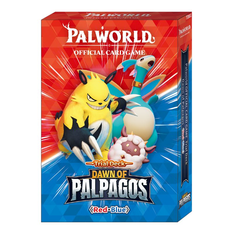 POCGe-TD01 - Palworld Official Card Game Trial Deck - Dawn of Palpagos Red Blue (Eng. Ver.)