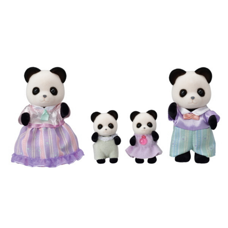 Sylvanian Families Pookie Panda Family / ซิลวาเนียน แฟมิลี่ ครอบครัวพูกี้แพนด้า