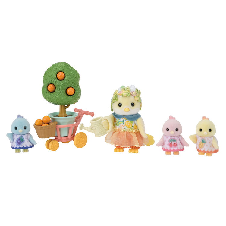 Sylvanian Families Citrus Bird Family / ซิลวาเนียน แฟมิลี่ ครอบครัวนกผลส้ม