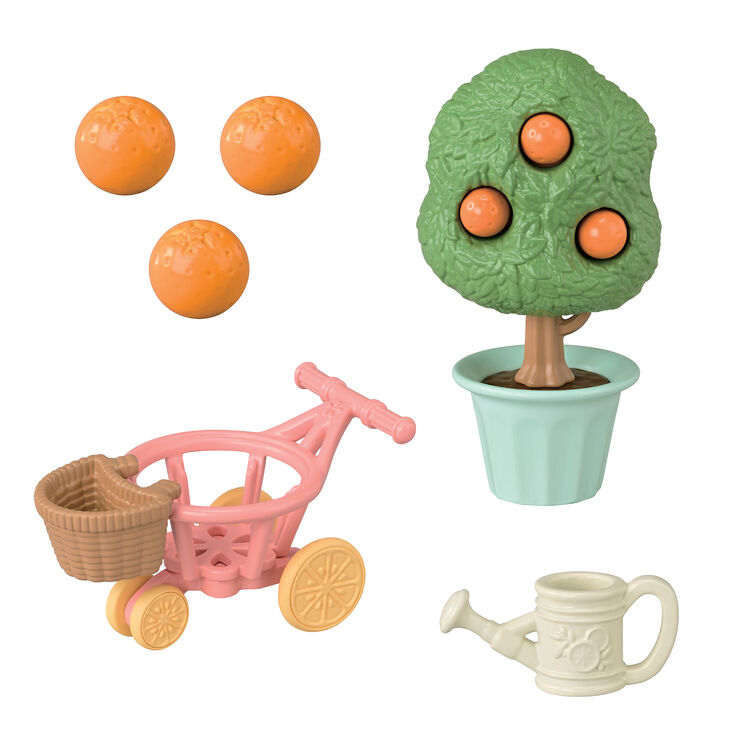 Sylvanian Families Citrus Bird Family / ซิลวาเนียน แฟมิลี่ ครอบครัวนกผลส้ม