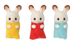 Sylvanian Families Triplets Care Set / ซิลวาเนียน แฟมิลี่ ชุดดูแลแฝดสามชอคโกแลตแรบบิท