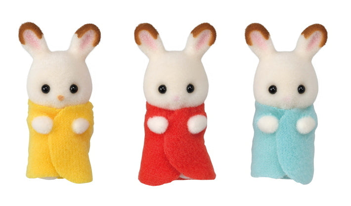 Sylvanian Families Triplets Care Set / ซิลวาเนียน แฟมิลี่ ชุดดูแลแฝดสามชอคโกแลตแรบบิท