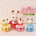 Sylvanian Families Triplets Care Set / ซิลวาเนียน แฟมิลี่ ชุดดูแลแฝดสามชอคโกแลตแรบบิท