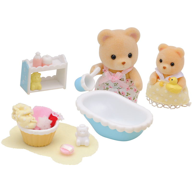 Sylvanian Families Baby Bath Time / ซิลวาเนียน แฟมิลี่ อุปกรณ์อาบน้ำเบบี้