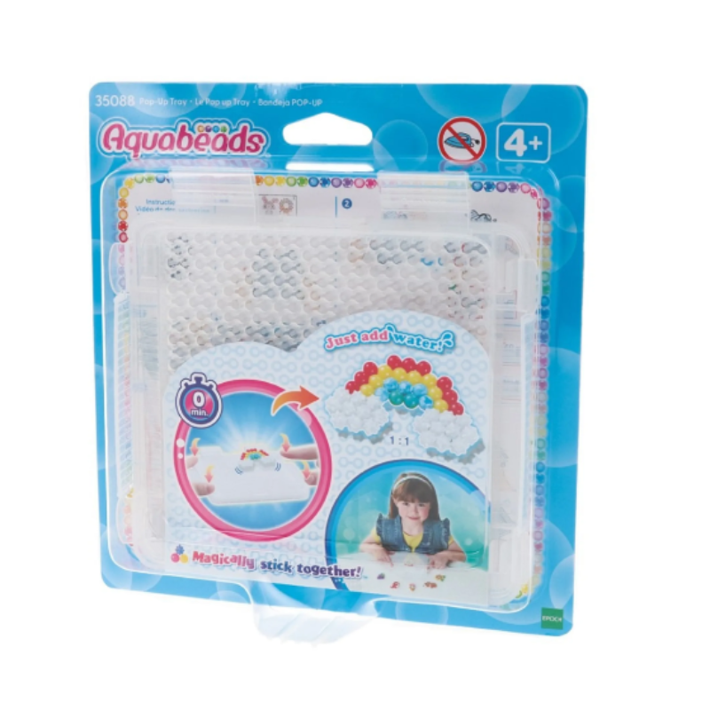 ลูกปัดสเปรย์น้ำ อควาบีท ถาดวางลูกปัดแบบพับได้ / Aquabeads Pop-Up Tray (อุปกรณ์เสริม)