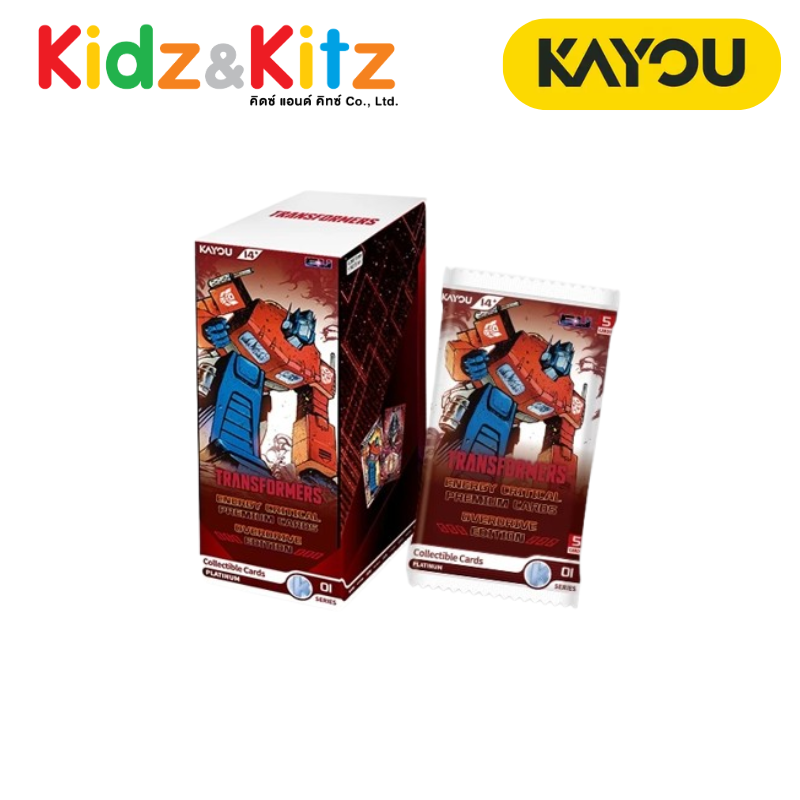 Transformers-Energy Critical Premium Cards-Overdrive Edition-SEA -Kayou / การ์ดสะสม ทรานส์ฟอร์เมอร์ส ชุด เอ็นเนอร์จี้ คริติคอล (คายู) ยกกล่อง 10 ซอง