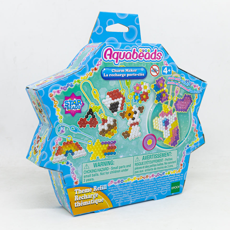 ลูกปัดสเปรย์น้ำ อควาบีท ชุด พวงกุญแจอัญมณีสตาร์บีท / Aquabeads Charm Maker (ชุดรีฟิล)