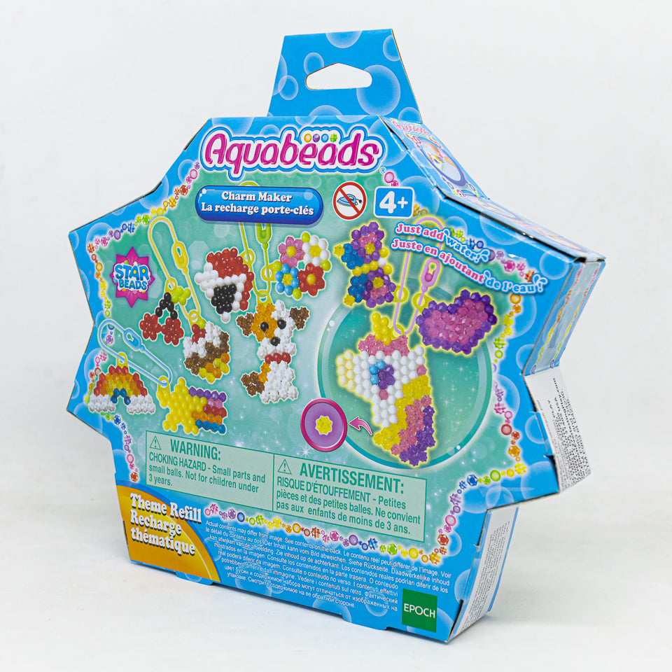 ลูกปัดสเปรย์น้ำ อควาบีท ชุด พวงกุญแจอัญมณีสตาร์บีท / Aquabeads Charm Maker (ชุดรีฟิล)