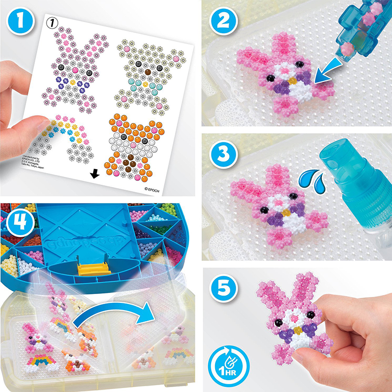 ลูกปัดสเปรย์น้ำ อควาบีท ชุดเริ่มเล่น บีกินเนอร์แครี่เคส / Aquabeads Beginners Carry Case (ชุดพร้อมเล่น)