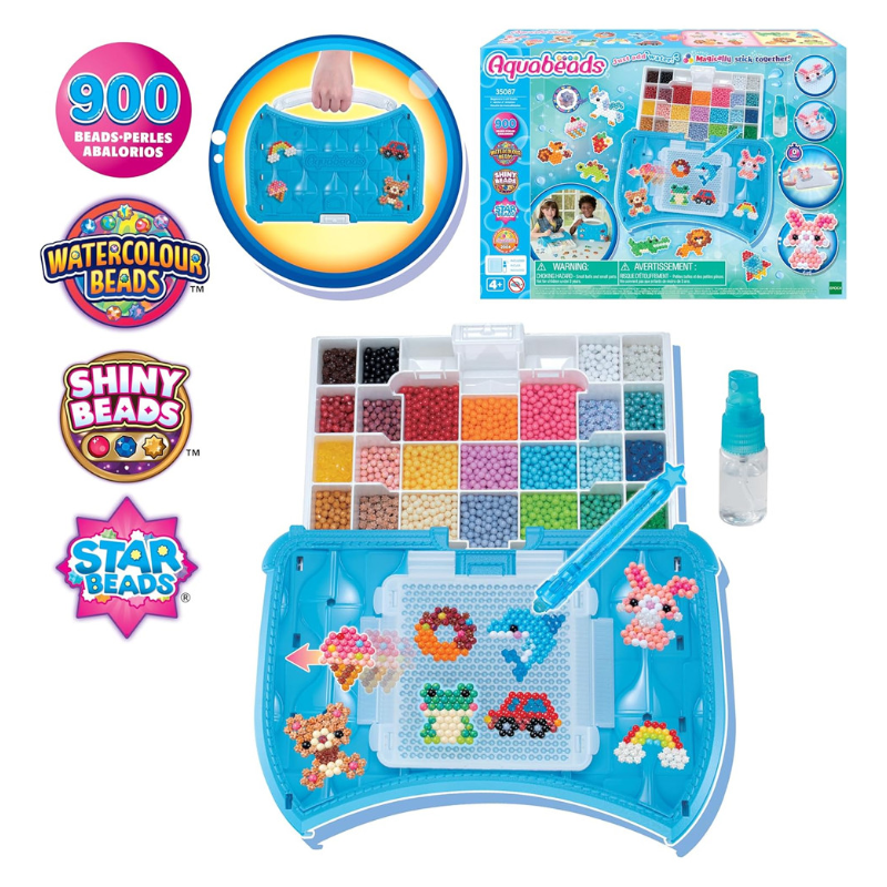 ลูกปัดสเปรย์น้ำ อควาบีท บีกินเนอร์ คราฟต์สตูดิโอ /  Aquabeads Beginners Craft Studio (ชุดพร้อมเล่น)