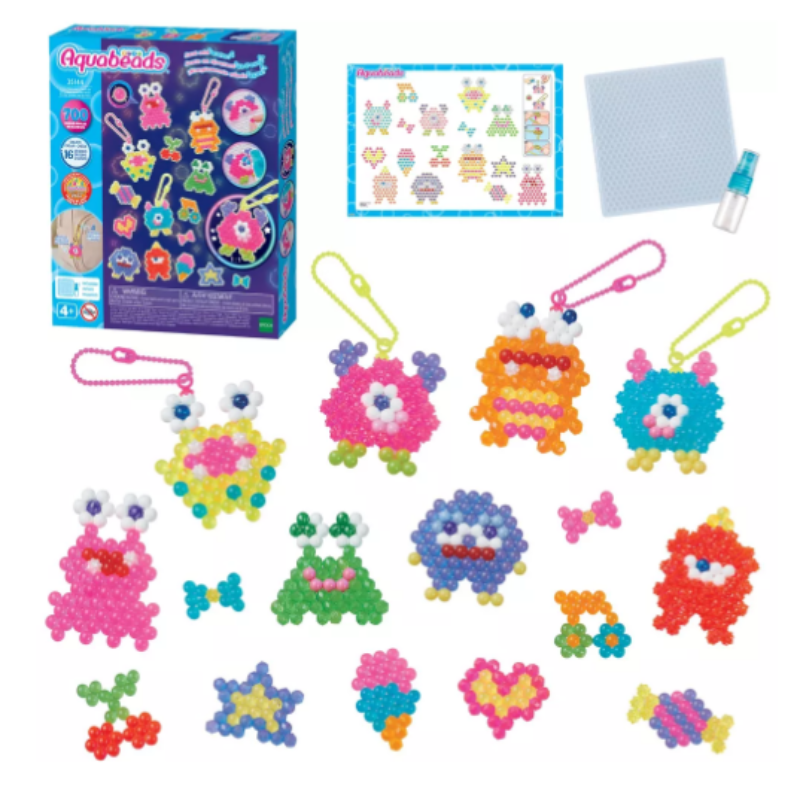 ลูกปัดสเปรย์น้ำ อควาบีท ชุดเครซี่มอนสเตอร์ / Aquabeads Crazy Monsters Craft Kit (ชุดพร้อมเล่น)