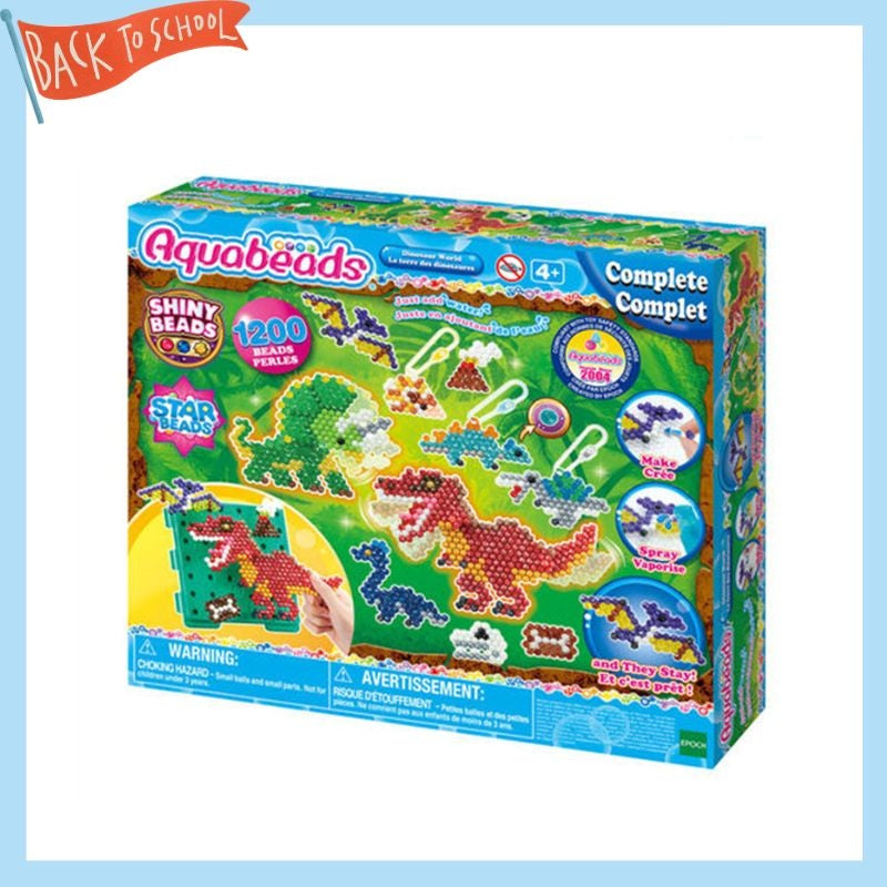 ลูกปัดสเปรย์น้ำ อควาบีท ชุดเริ่มเล่น  โลกไดโนเสาร์ / Aquabeads Dinosaur World (ชุดพร้อมเล่น)