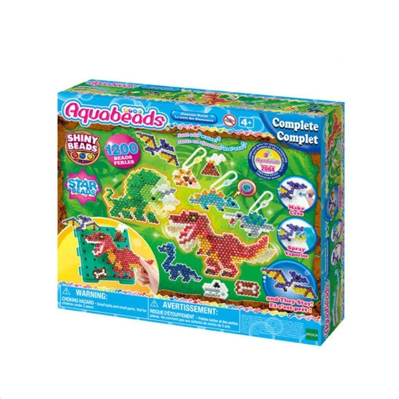 ลูกปัดสเปรย์น้ำ อควาบีท ชุดเริ่มเล่น  โลกไดโนเสาร์ / Aquabeads Dinosaur World (ชุดพร้อมเล่น)