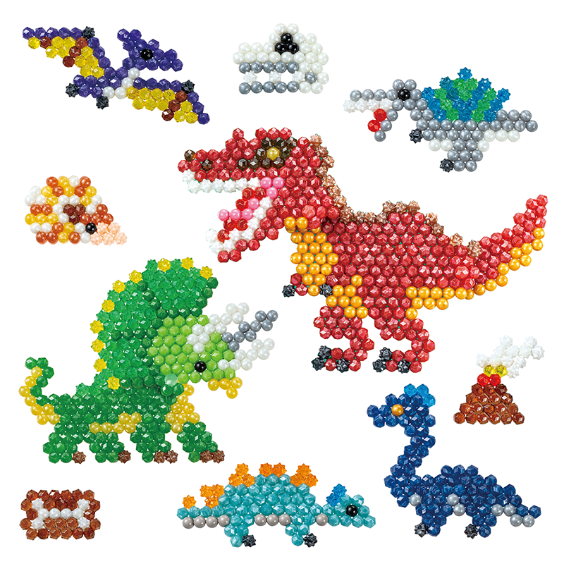 ลูกปัดสเปรย์น้ำ อควาบีท ชุดเริ่มเล่น  โลกไดโนเสาร์ / Aquabeads Dinosaur World (ชุดพร้อมเล่น)