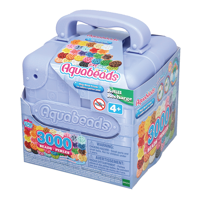 ลูกปัดสเปรย์น้ำ อควาบีท เมก้าบีด ถังใหญ่ / Aquabeads Mega Bead Trunk (ชุดรีฟิล)