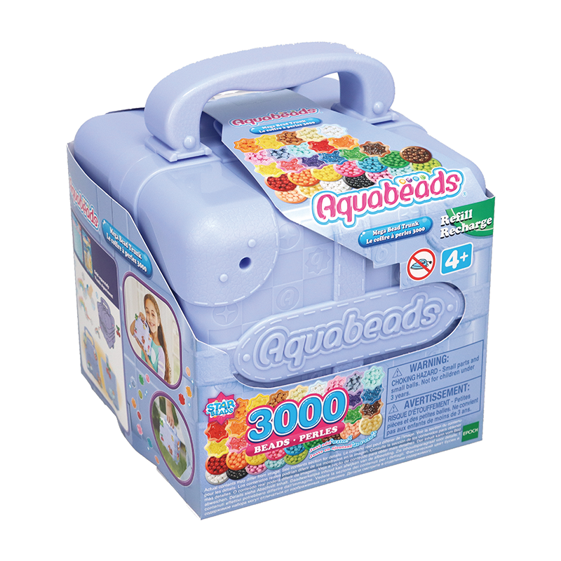 ลูกปัดสเปรย์น้ำ อควาบีท เมก้าบีด ถังใหญ่ / Aquabeads Mega Bead Trunk (ชุดรีฟิล)