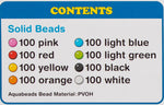 ลูกปัดสเปรย์น้ำ อควาบีท เม็ดบีดแบบแพคเติม / Aquabeads Solid Bead Pack (ชุดรีฟิล)