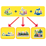 Super Mario Balancing Game Ground Stage/ บาลานซ์เกม มาริโอ้ ชุดที่ 1