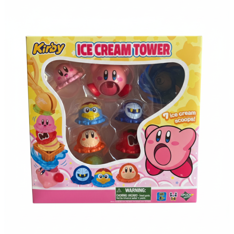 เกมเคอร์บี้ ต่อหอคอยไอศกรีม / Kirby Game Ice Cream Tower