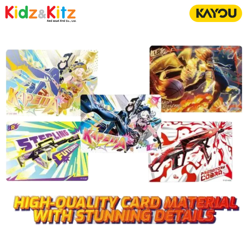 Free Fire: Final Survivor Collectible Cards Survival Pack-SEA -Kayou - การ์ดสะสม ฟรี ไฟร์ ชุด ไฟนอล เซอร์ไวเวอร์ เซอร์ไววัล แพ็ก (คายู) ยกกล่อง 20 ซอง