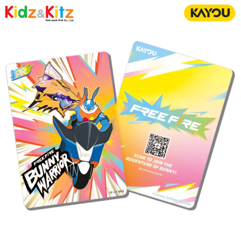 Free Fire: Final Survivor Collectible Cards Survival Pack-SEA -Kayou - การ์ดสะสม ฟรี ไฟร์ ชุด ไฟนอล เซอร์ไวเวอร์ เซอร์ไววัล แพ็ก (คายู) ยกกล่อง 20 ซอง