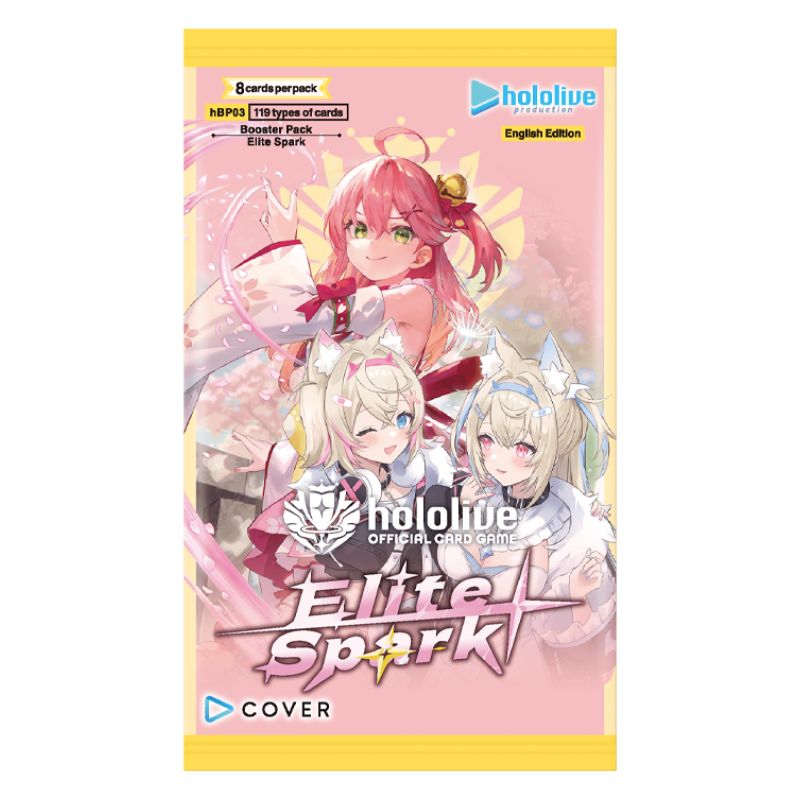 Hololive Official Card Game (English Edition) 03 Booster Pack Elite Spark