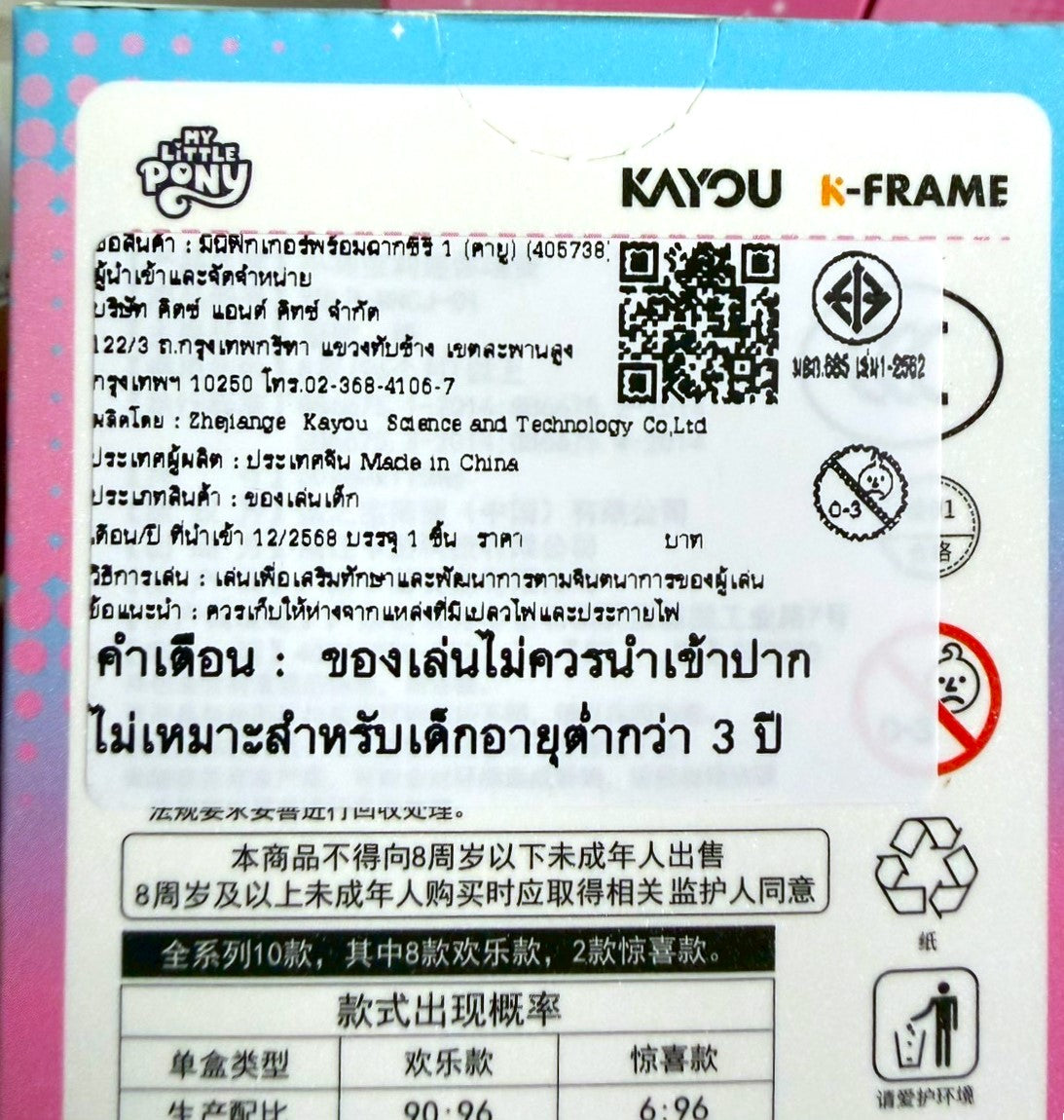 My Little Pony Mini Figure Scenes Series 1 -Kayou / มินิฟิกเกอร์พร้อมฉาก มายลิตเติ้ลโพนี่ ซีรีย์ 1 (คายู)
