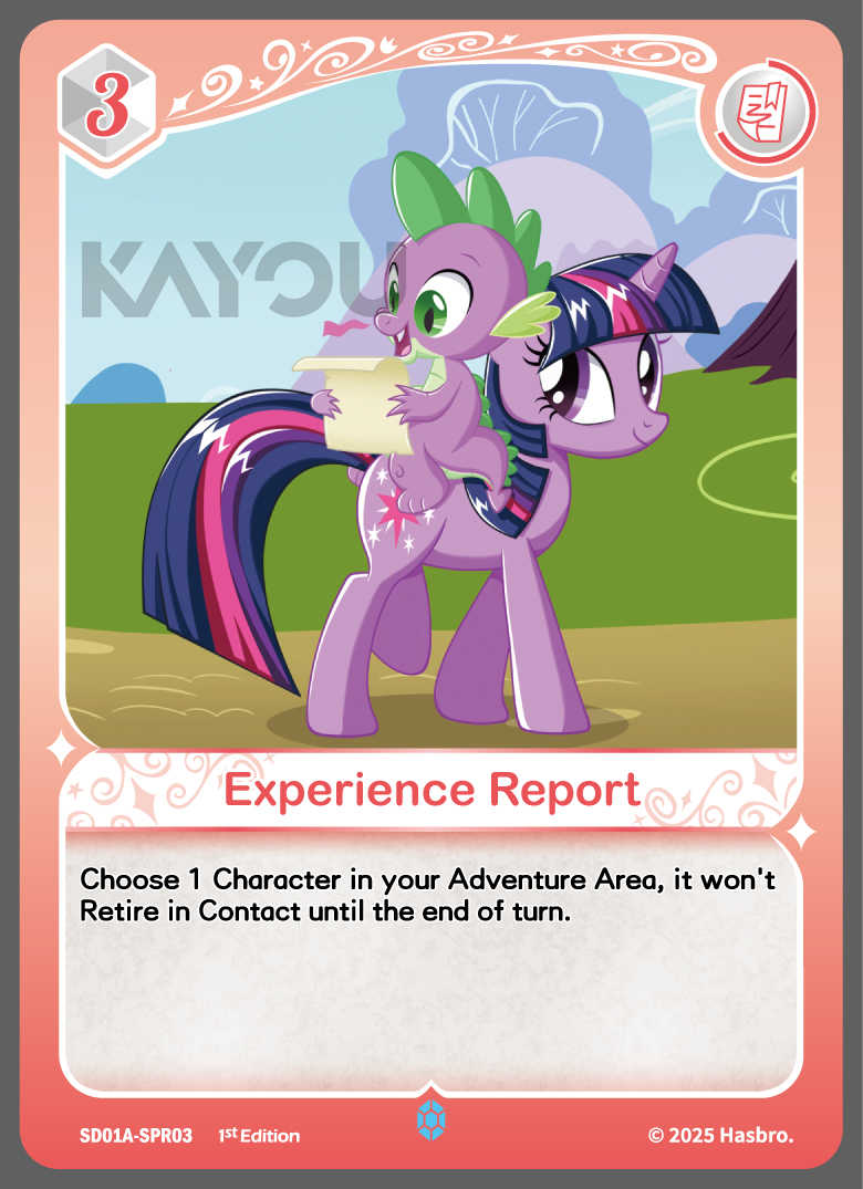 My Little Ponny Trading Card Game - Starter Box - Friendships Begin Eng. Ver. Kayou Twilight Sparkle/  มายลิตเติ้ลโพนี่ การ์ดเกม สตาร์ทเตอร์ (คายู)