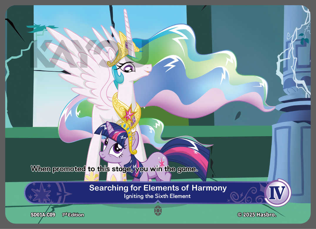 My Little Ponny Trading Card Game - Starter Box - Friendships Begin Eng. Ver. Kayou Twilight Sparkle/  มายลิตเติ้ลโพนี่ การ์ดเกม สตาร์ทเตอร์ (คายู)