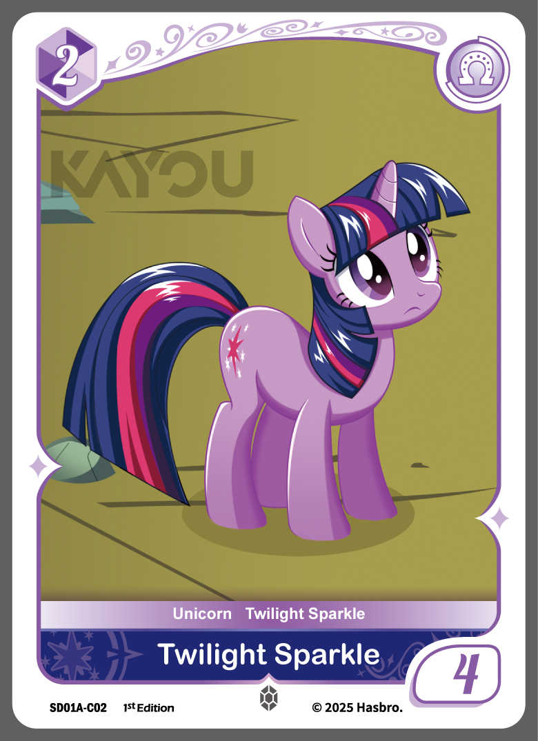 My Little Ponny Trading Card Game - Starter Box - Friendships Begin Eng. Ver. Kayou Twilight Sparkle/  มายลิตเติ้ลโพนี่ การ์ดเกม สตาร์ทเตอร์ (คายู)