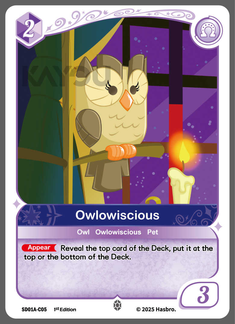 My Little Ponny Trading Card Game - Starter Box - Friendships Begin Eng. Ver. Kayou Twilight Sparkle/  มายลิตเติ้ลโพนี่ การ์ดเกม สตาร์ทเตอร์ (คายู)