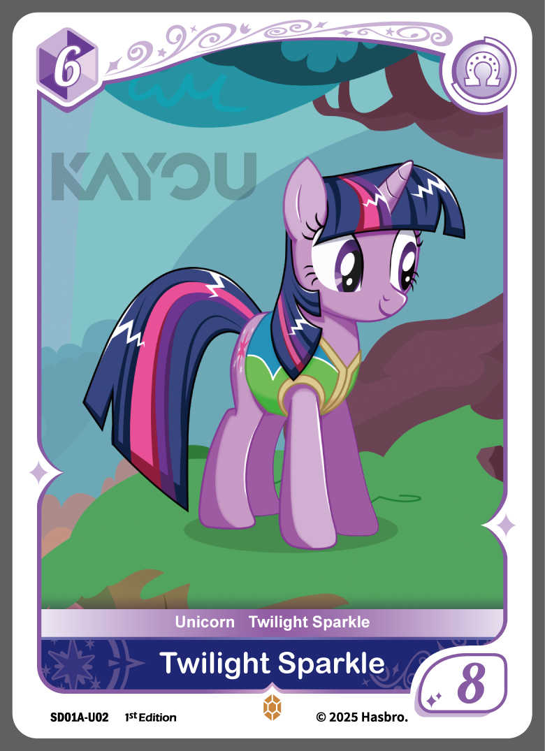 My Little Ponny Trading Card Game - Starter Box - Friendships Begin Eng. Ver. Kayou Twilight Sparkle/  มายลิตเติ้ลโพนี่ การ์ดเกม สตาร์ทเตอร์ (คายู)