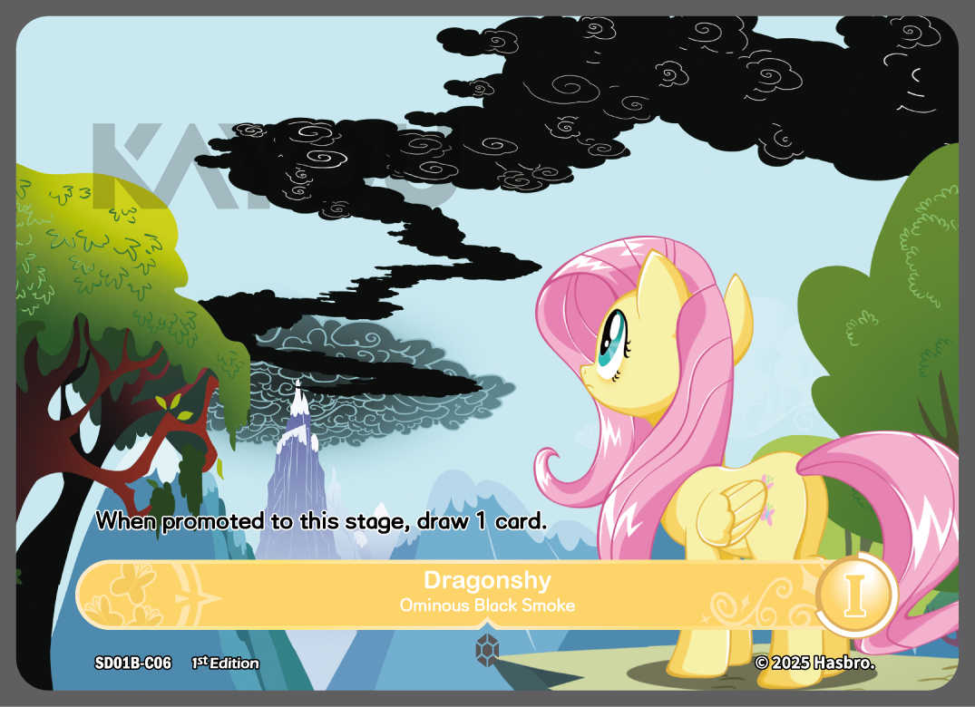 My Little Ponny Trading Card Game - Starter Box - Friendships Begin Eng. Ver. Kayou Fluttershy/  มายลิตเติ้ลโพนี่ การ์ดเกม สตาร์ทเตอร์ (คายู)