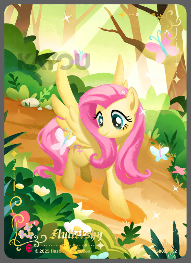 My Little Ponny Trading Card Game - Starter Box - Friendships Begin Eng. Ver. Kayou Fluttershy/  มายลิตเติ้ลโพนี่ การ์ดเกม สตาร์ทเตอร์ (คายู)