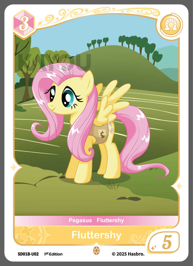 My Little Ponny Trading Card Game - Starter Box - Friendships Begin Eng. Ver. Kayou Fluttershy/  มายลิตเติ้ลโพนี่ การ์ดเกม สตาร์ทเตอร์ (คายู)