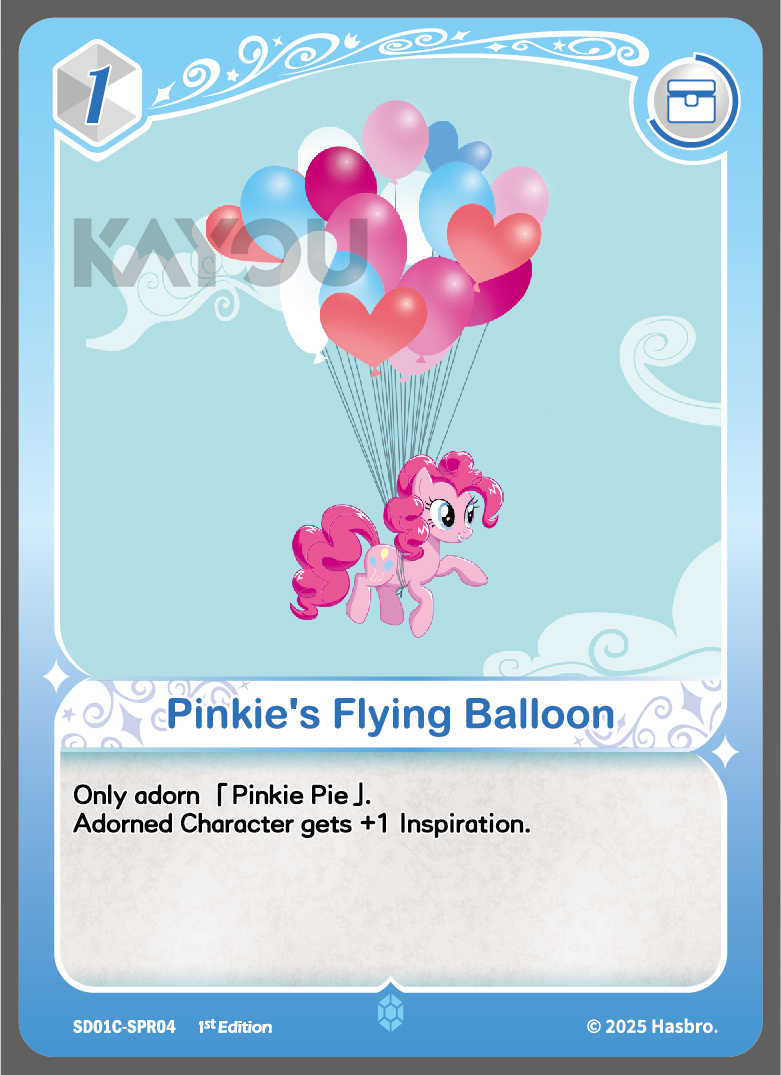 My Little Ponny Trading Card Game - Starter Box - Friendships Begin Eng. Ver. Kayou Pinkie Pie/  มายลิตเติ้ลโพนี่ การ์ดเกม สตาร์ทเตอร์ (คายู)